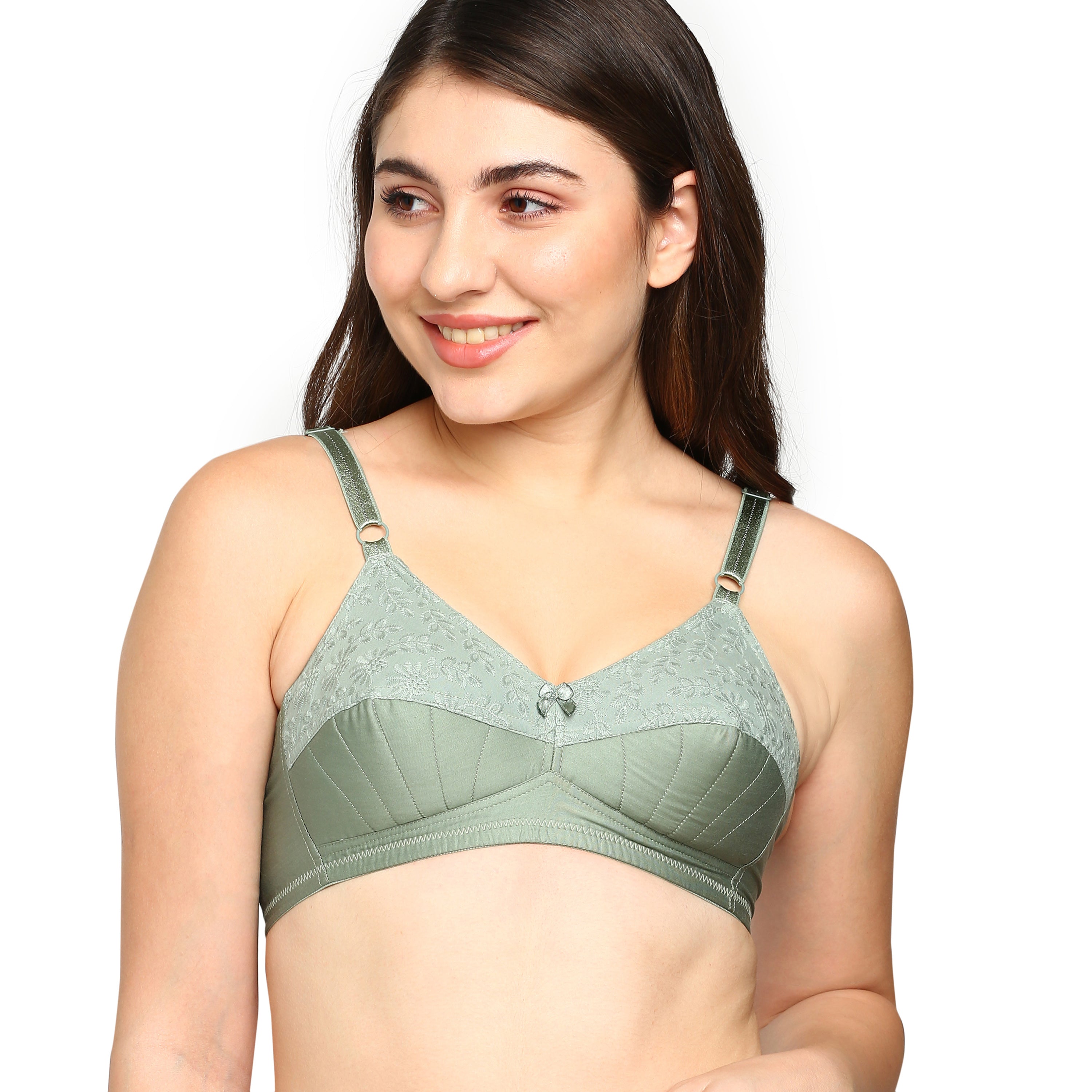 blossom-hako lift-iceberg green1-woven cotton-support bra