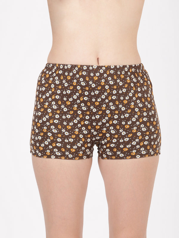 Printed Shorty - Soft Cotton & Stylish Prints Pack of 3