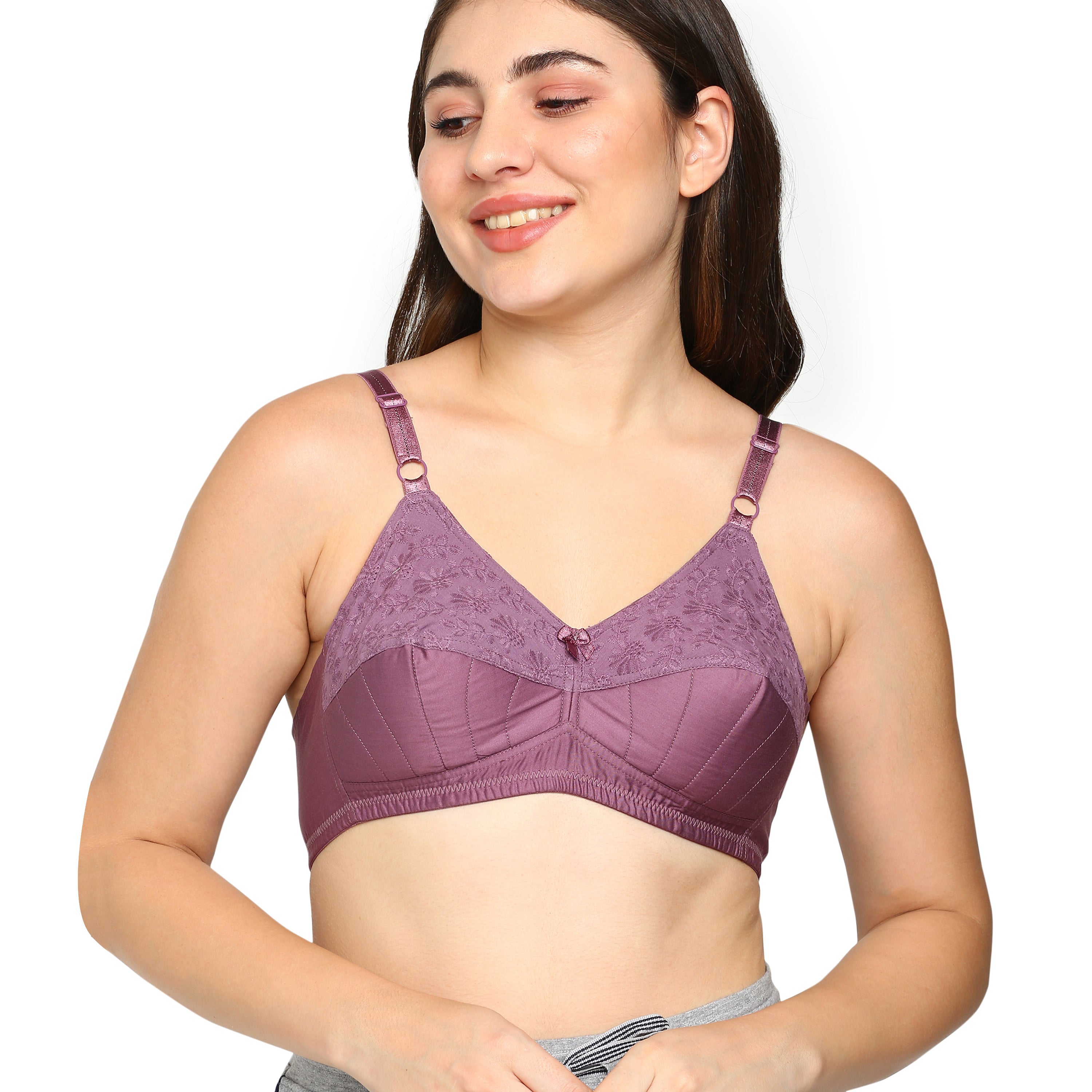 blossom-hako lift-mauve1-woven cotton-support bra