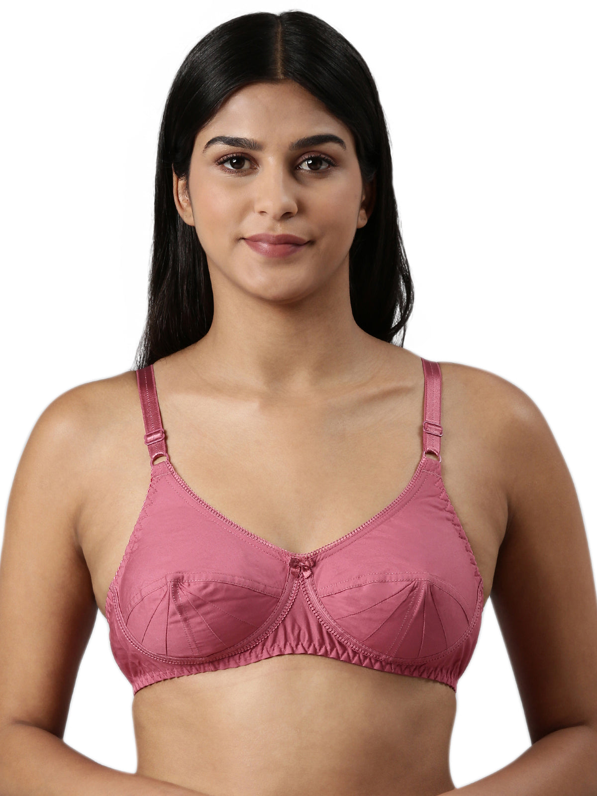 blossom-saree bra-rose gold1-woven cotton-everyday