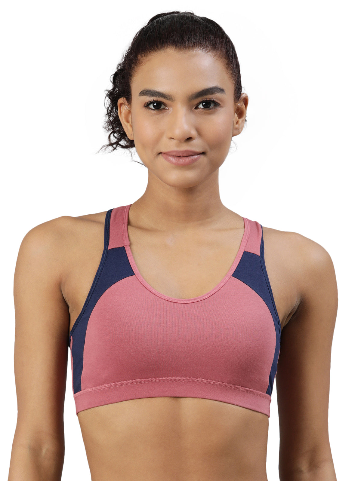 blossom-workout bra-rose gold1-Sports collection-utility based bra