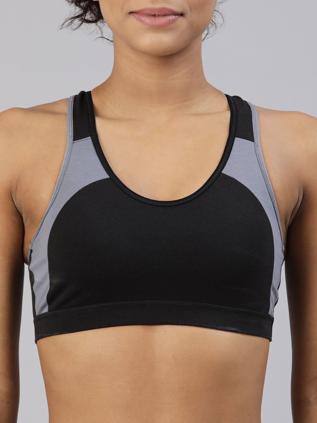 blossom-workout bra-black2-Sports collection-utility based bra