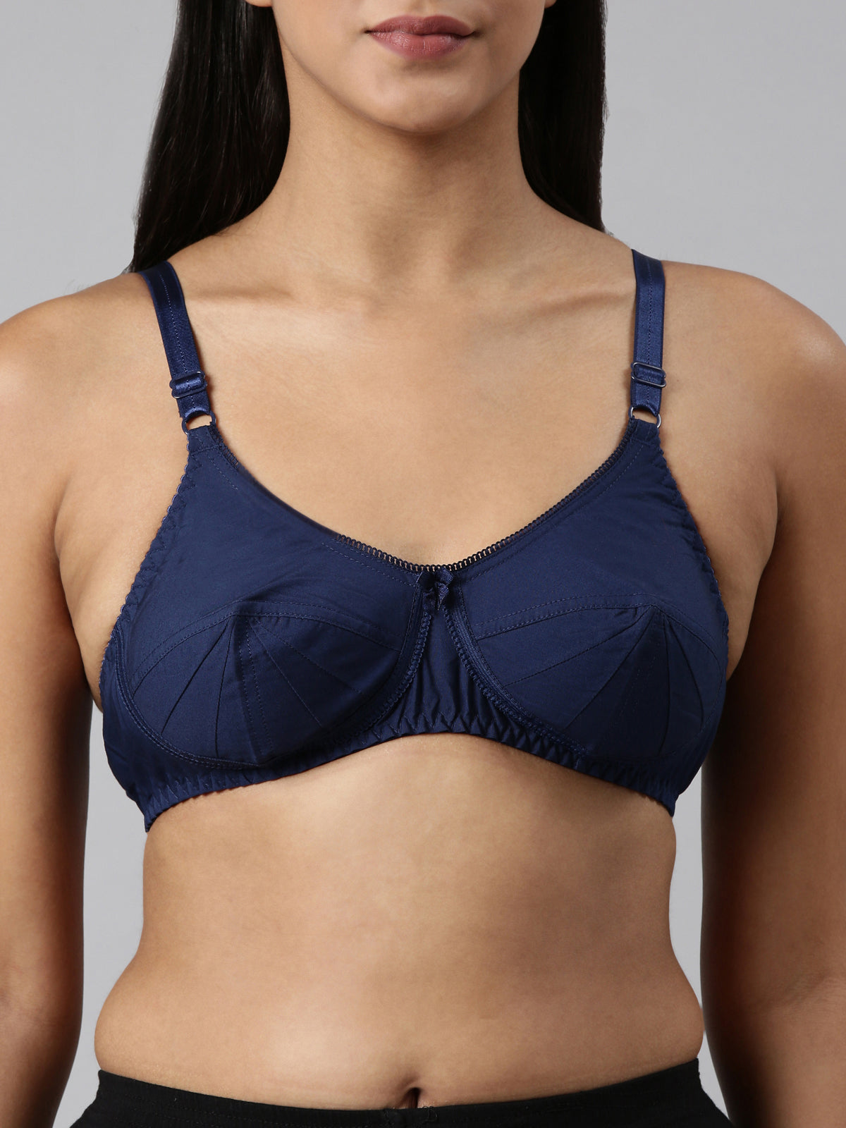 blossom-saree bra-blue2-woven cotton-everyday