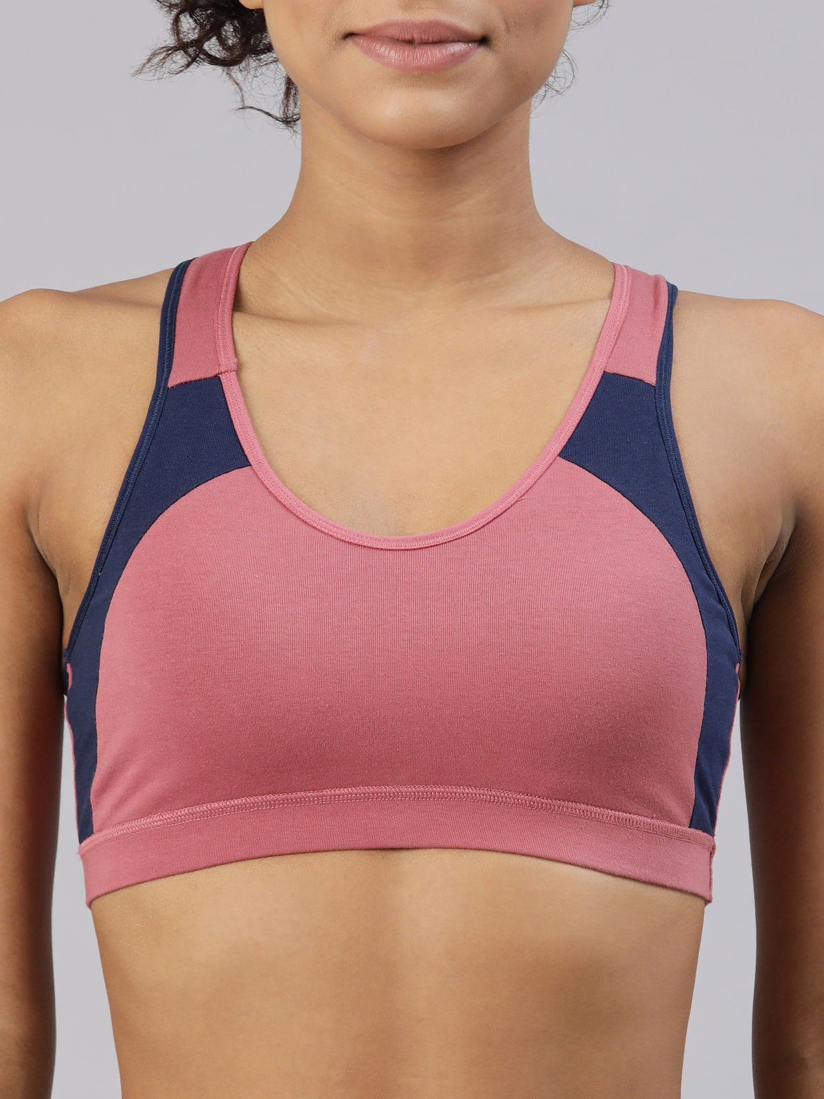 blossom-workout bra-rose gold2-Sports collection-utility based bra