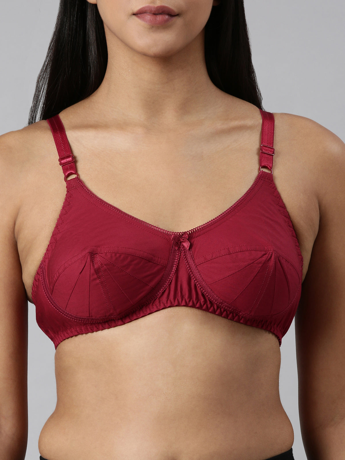 blossom-saree bra-maroon2-woven cotton-everyday