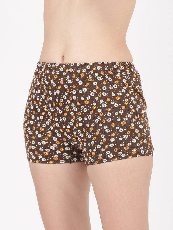 Printed Shorty - Soft Cotton & Stylish Prints Pack of 3