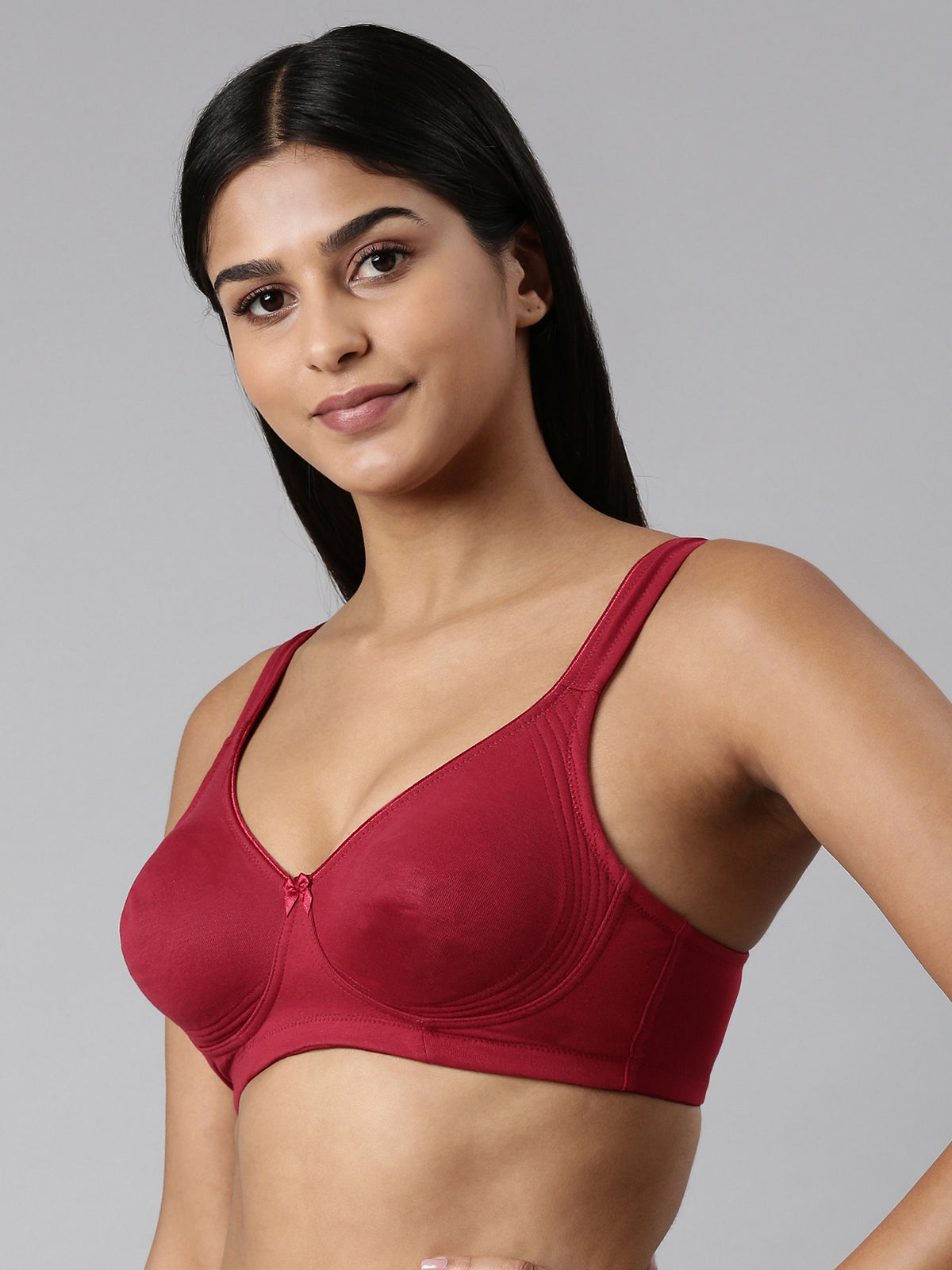 blossom-curvy lift-red wine2-support bra