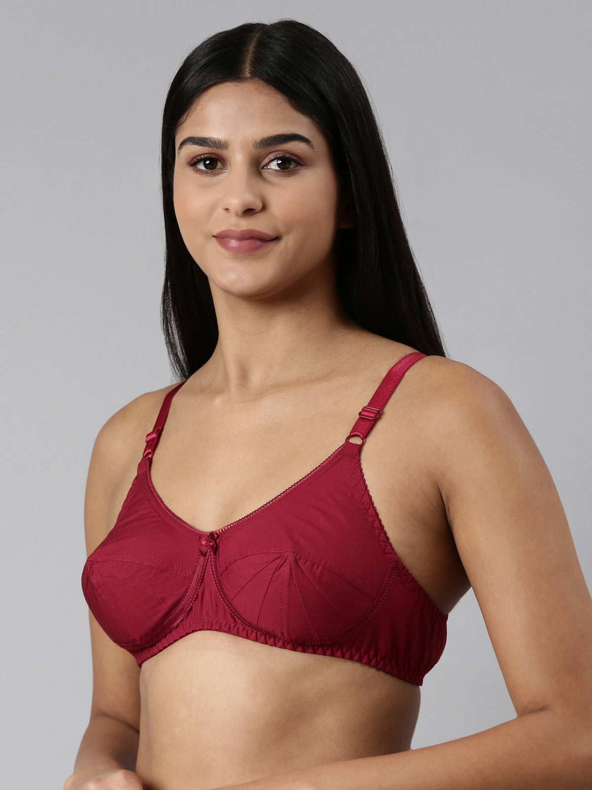 blossom-saree bra-maroon3-woven cotton-everyday