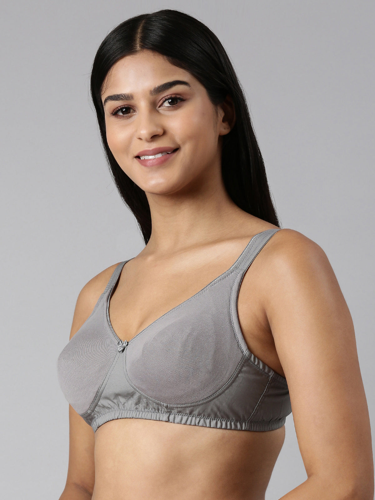 blossom-circlet-dark grey3-woven knitted-support bra