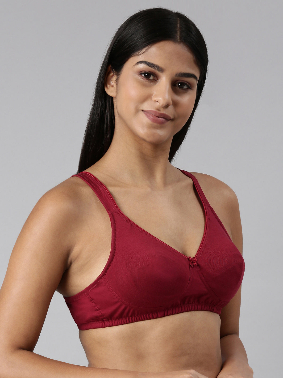 blossom-circlet-maroon3-woven knitted-support bra