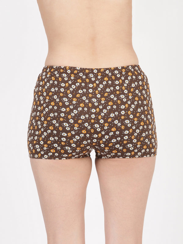 Printed Shorty - Soft Cotton & Stylish Prints Pack of 3