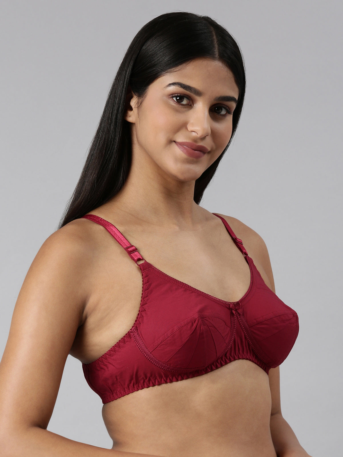 blossom-saree bra-maroon4-woven cotton-everyday