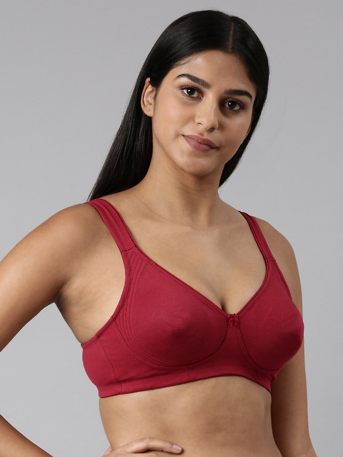 blossom-curvy lift-red wine3-support bra