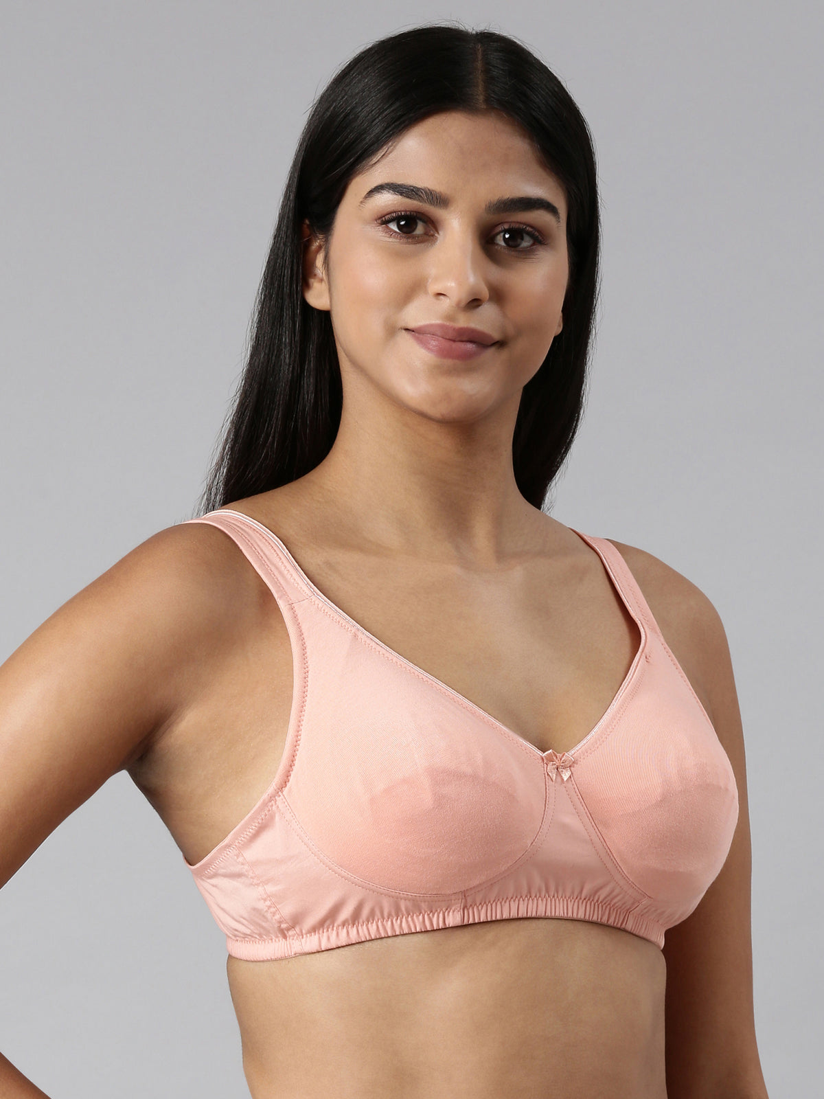 blossom-circlet-peach3-woven knitted-support bra