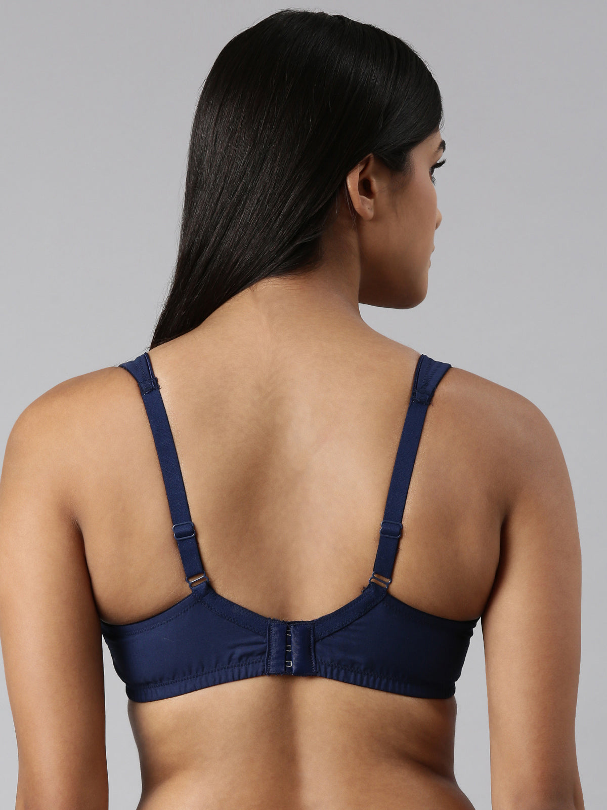 blossom-circlet-navy blue4-woven knitted-support bra
