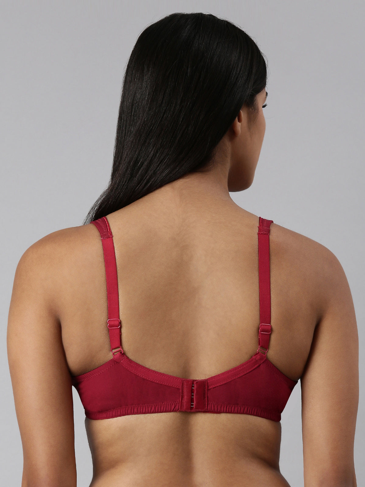 blossom-circlet-maroon4-woven knitted-support bra