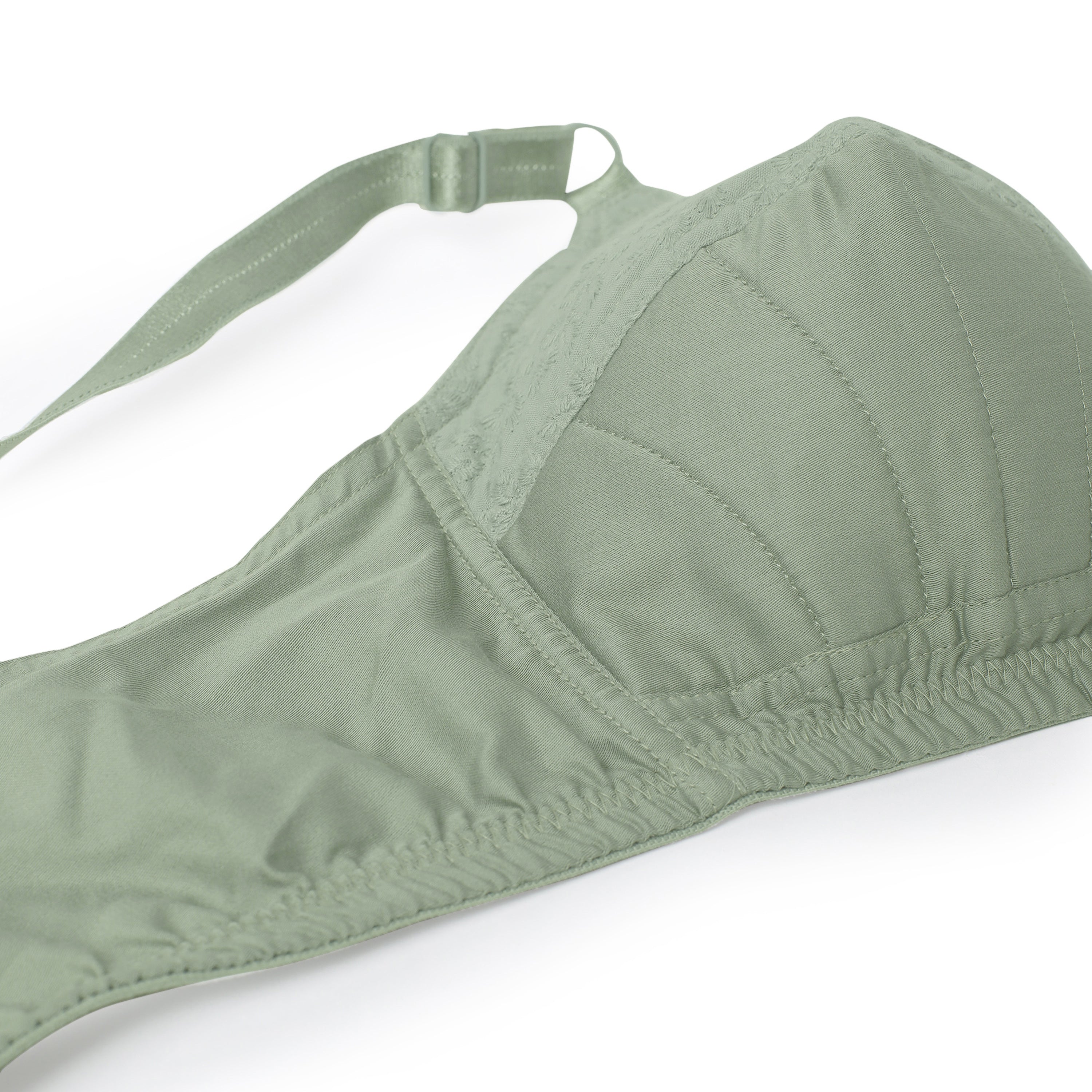 blossom-hako lift-iceberg green3-woven cotton-support bra