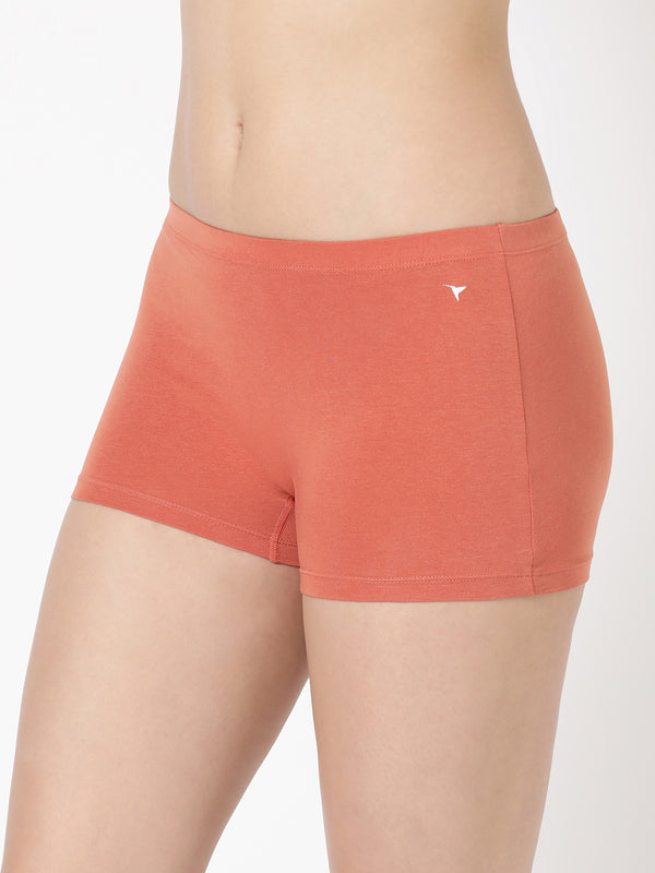 Boy Short Panties - Soft Cotton Everyday Comfort Pack of 2