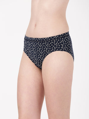 Dazzle Print - Ultra Soft Printed Modal Hipster Panty With Full Coverage And Seamless Look _Pack Of 2