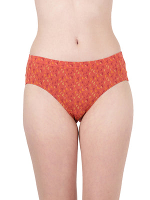 Dazzle Print - Ultra Soft Printed Modal Hipster Panty With Full Coverage And Seamless Look _Pack Of 2