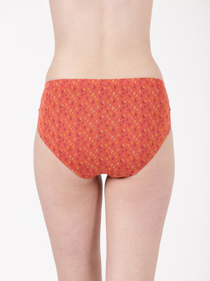 Dazzle Print - Ultra Soft Printed Modal Hipster Panty With Full Coverage And Seamless Look _Pack Of 2