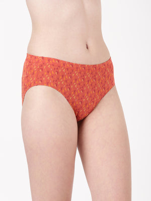 Dazzle Print - Ultra Soft Printed Modal Hipster Panty With Full Coverage And Seamless Look _Pack Of 2