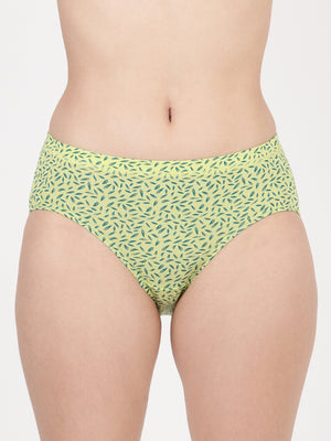 Dazzle Print - Ultra Soft Printed Modal Hipster Panty With Full Coverage And Seamless Look _Pack Of 2
