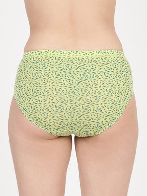 Dazzle Print - Ultra Soft Printed Modal Hipster Panty With Full Coverage And Seamless Look _Pack Of 2