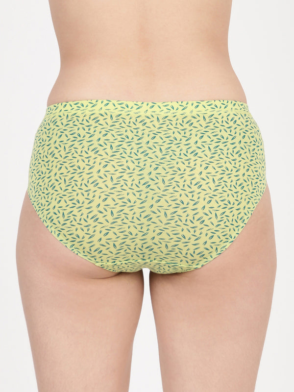 Dazzle Print - Ultra Soft Printed Modal Hipster Panty With Full Coverage And Seamless Look _Pack Of 2