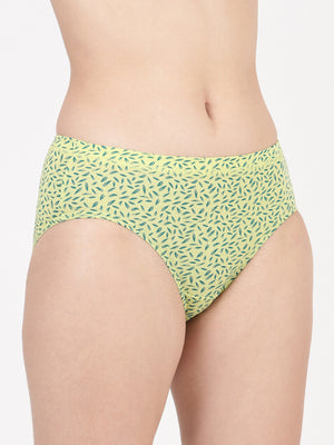 Dazzle Print - Ultra Soft Printed Modal Hipster Panty With Full Coverage And Seamless Look _Pack Of 2