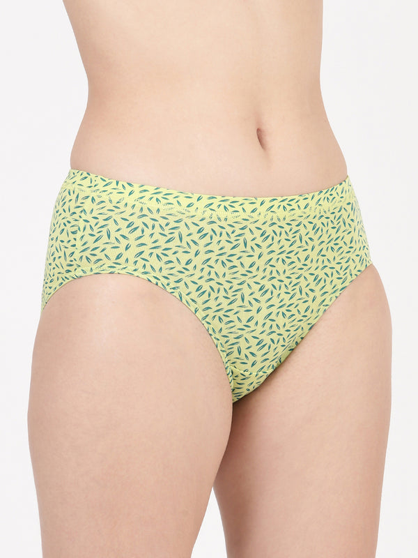 Dazzle Print - Ultra Soft Printed Modal Hipster Panty With Full Coverage And Seamless Look _Pack Of 2