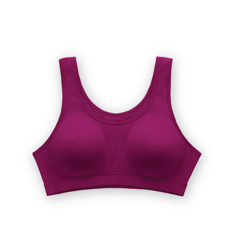 blossom-go sporty bra-pickle beet1-sports collection-utility based