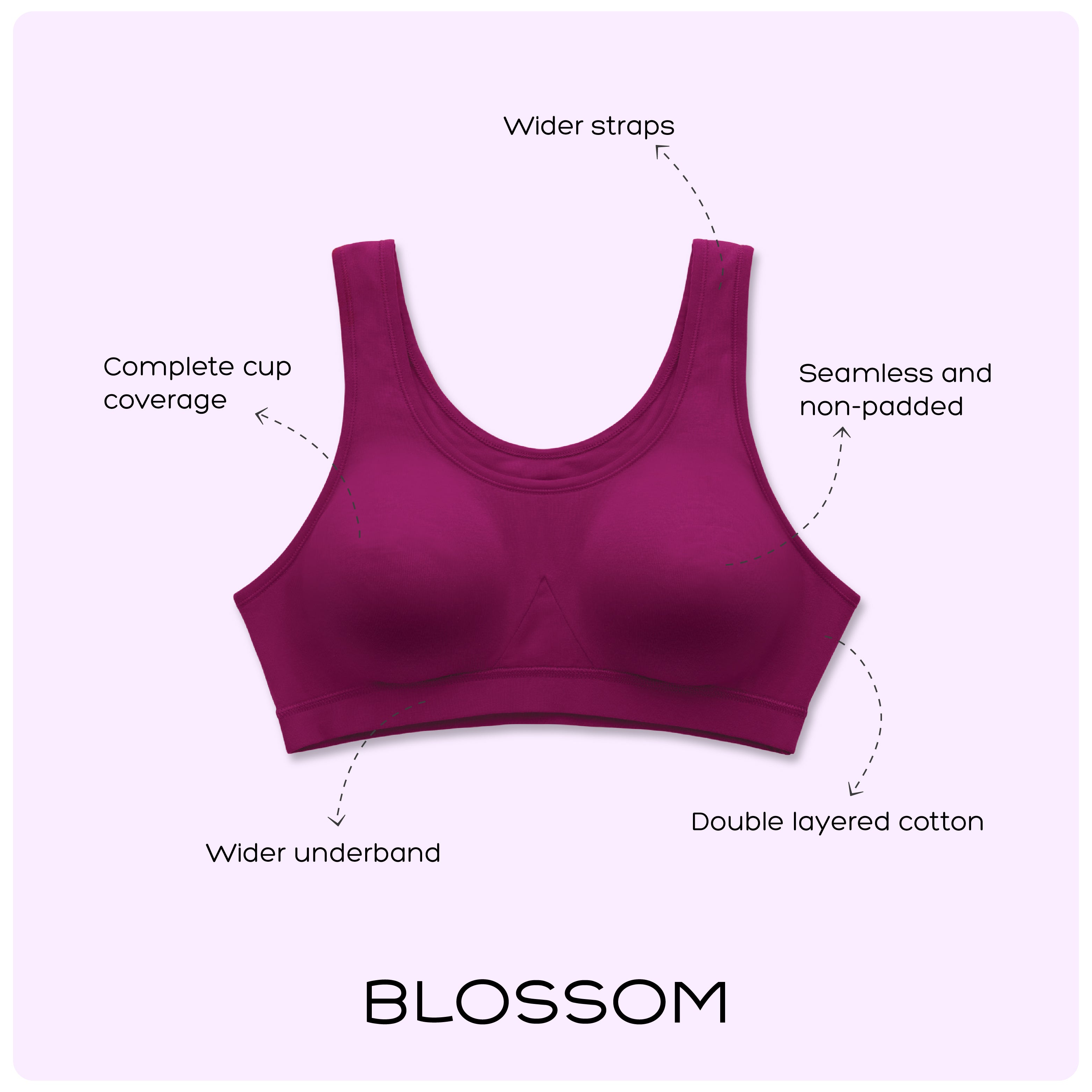Go Sporty - Easy Slip On Sports Bra
