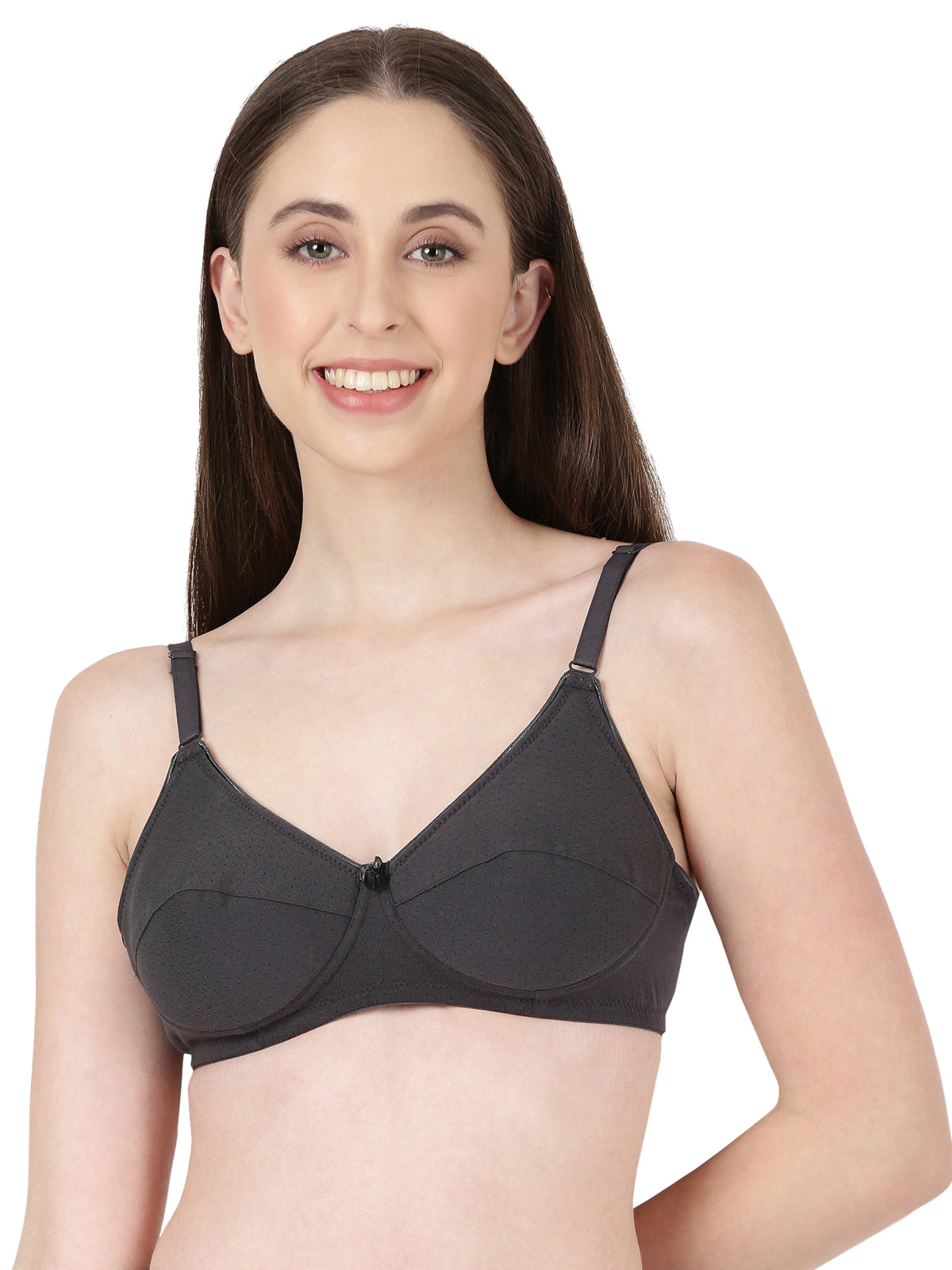 Lovely Pad - Lightly Padded Lace Trim Cotton Bra
