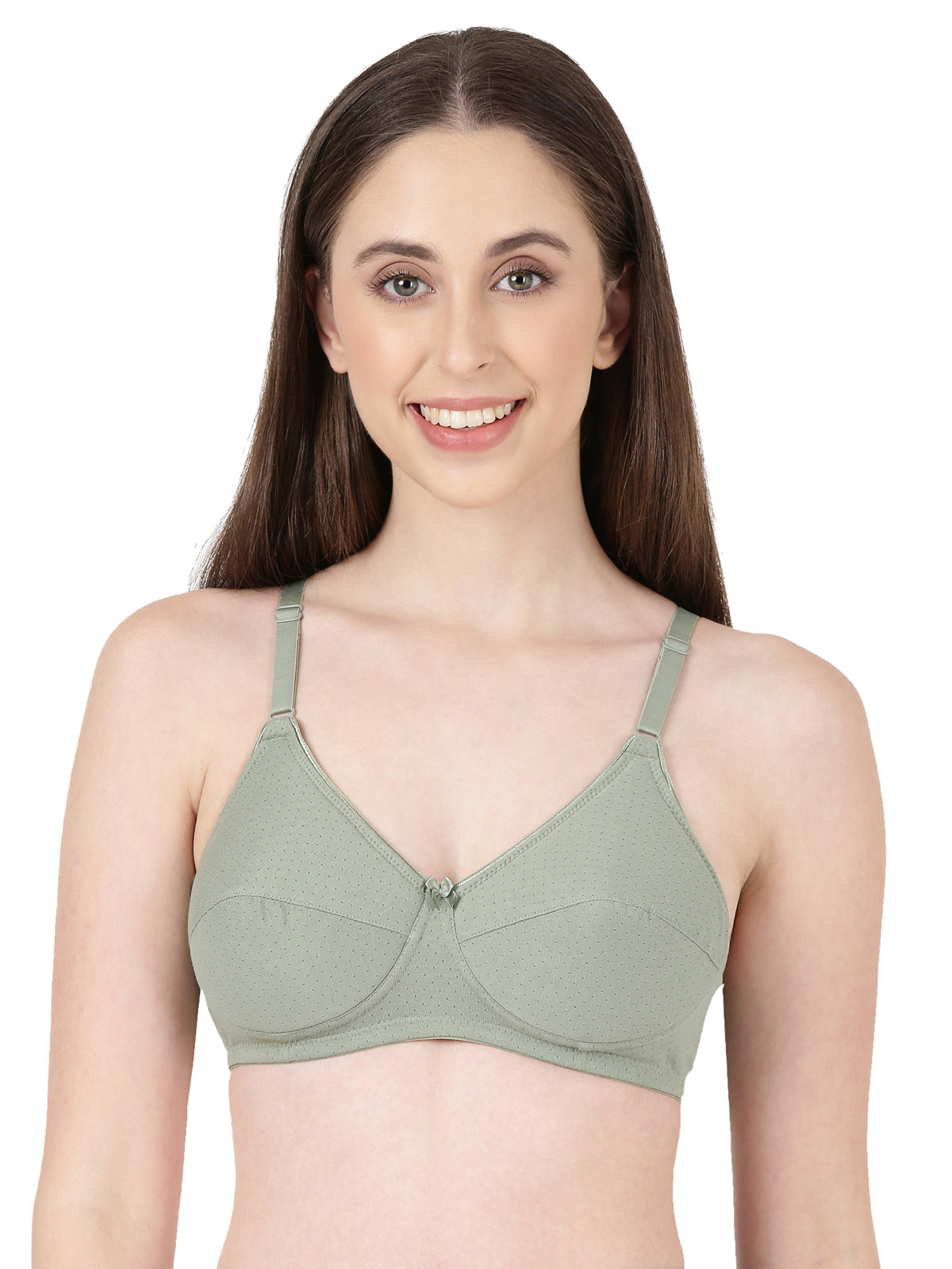 Lovely Pad - Lightly Padded Lace Trim Cotton Bra