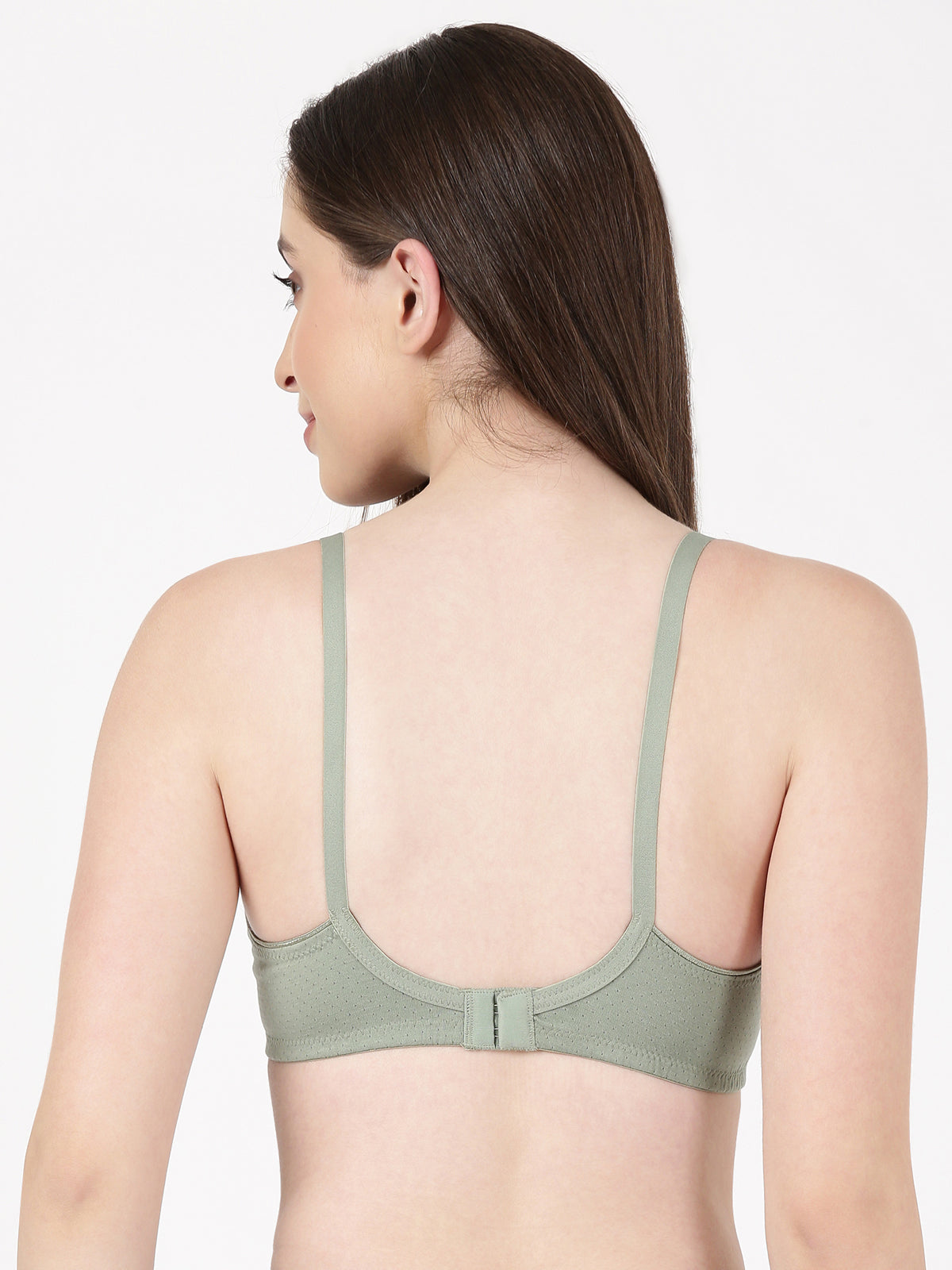 Lovely Pad - Lightly Padded Lace Trim Cotton Bra