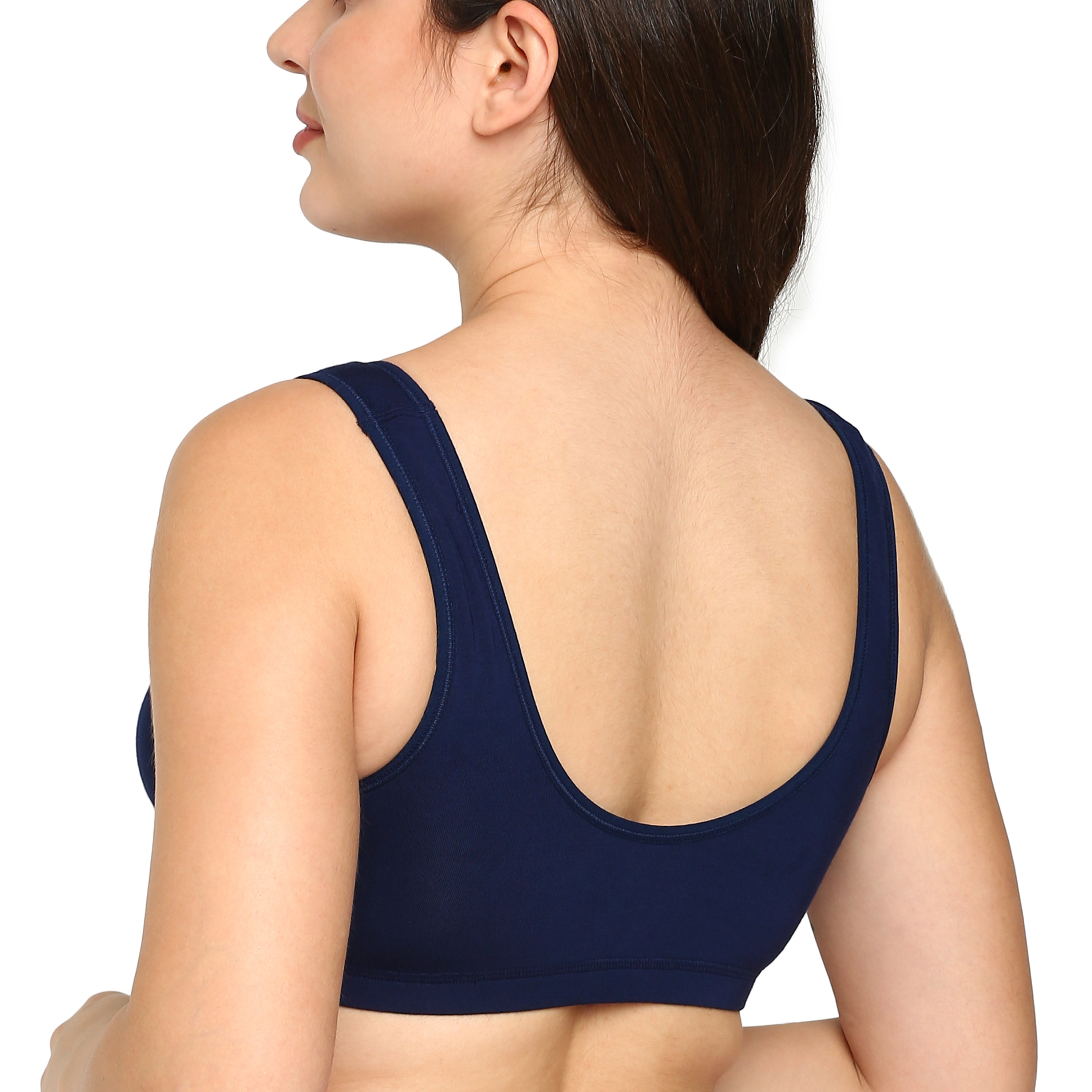 blossom-night bra-navy blue3-Slip-On-utility based bra