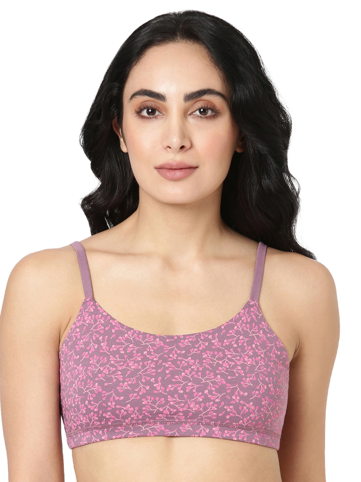 Printeen - Printed Cotton Slip-On Bra For Teens