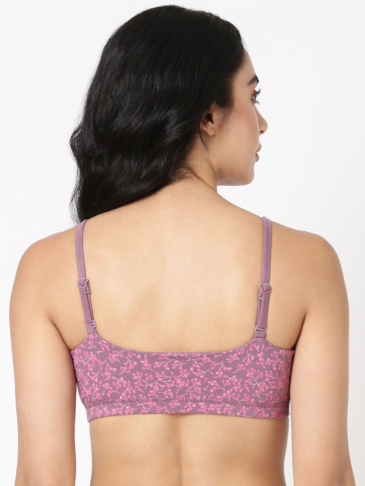 Printeen - Printed Cotton Slip-On Bra For Teens