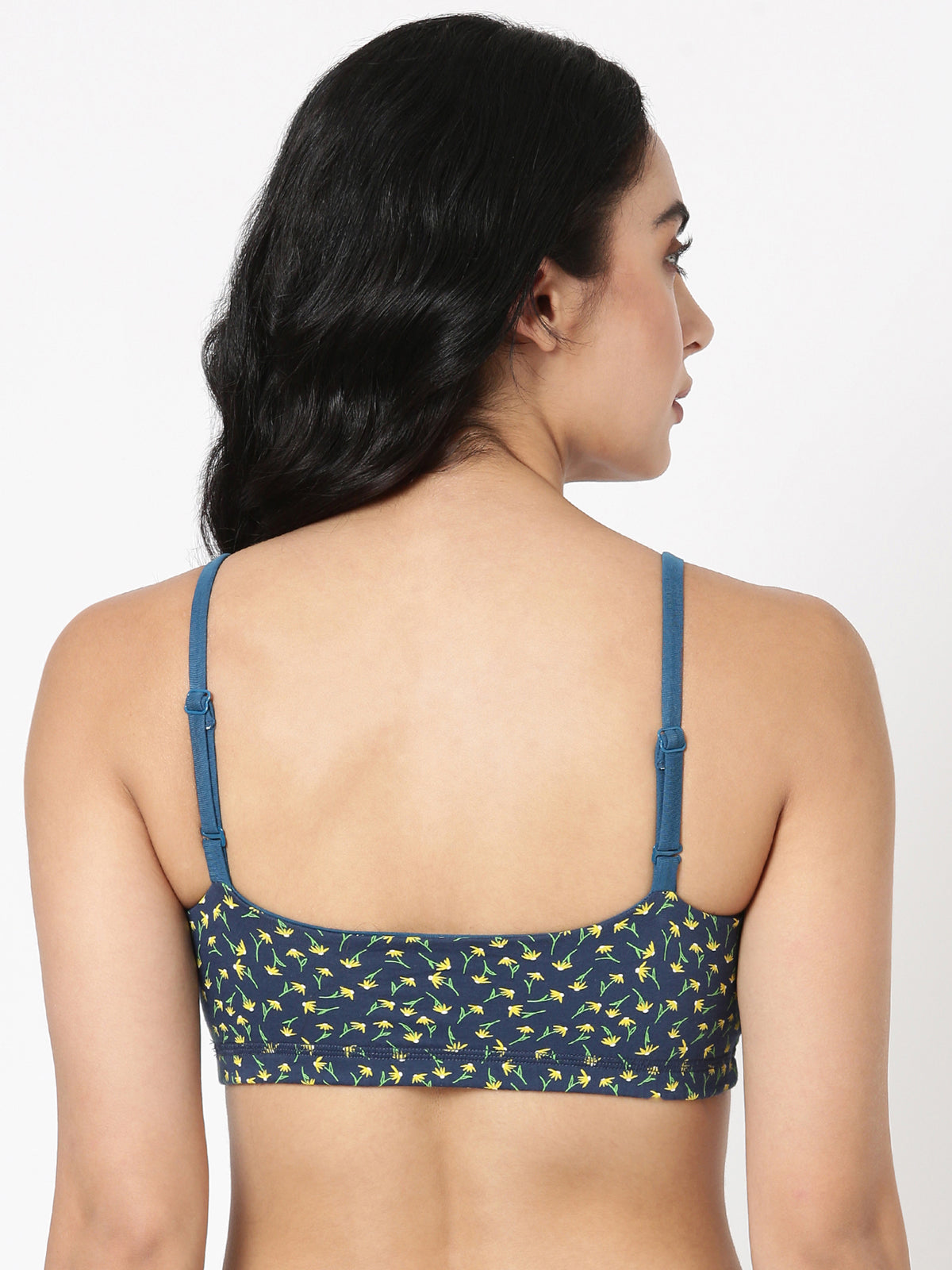 Printeen - Printed Cotton Slip-On Bra For Teens
