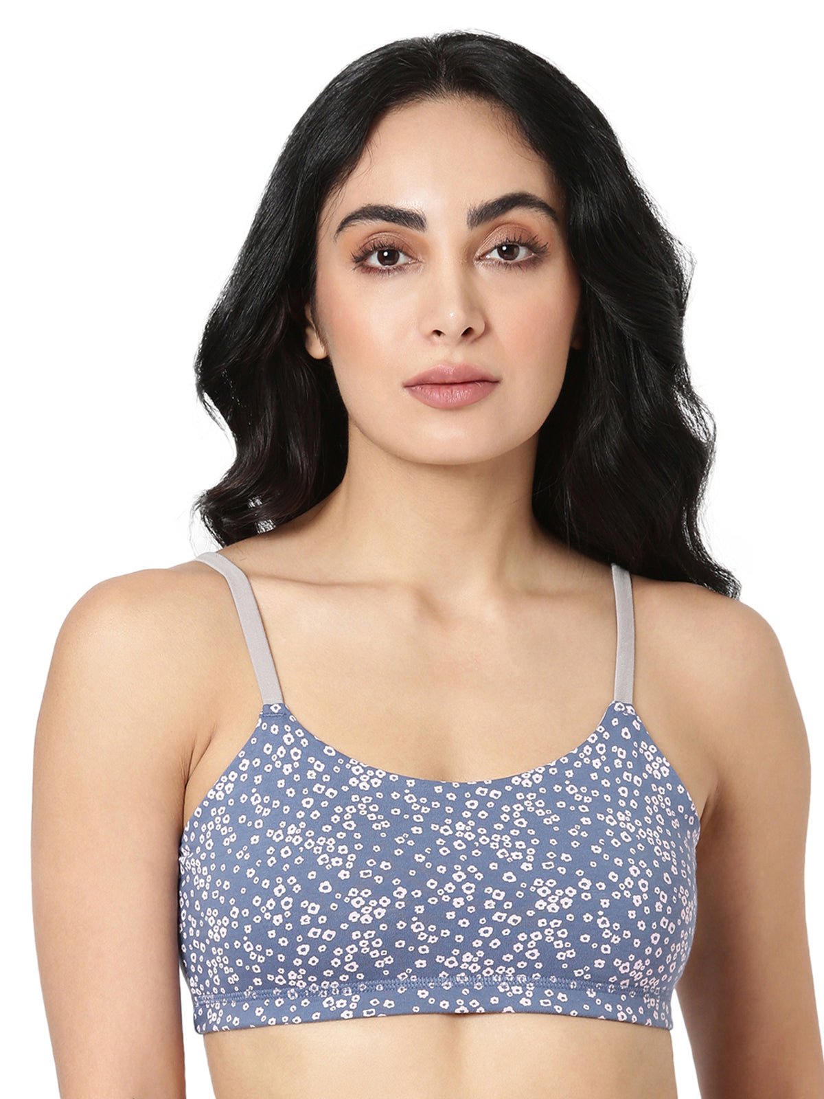 Printeen - Printed Cotton Slip-On Bra For Teens