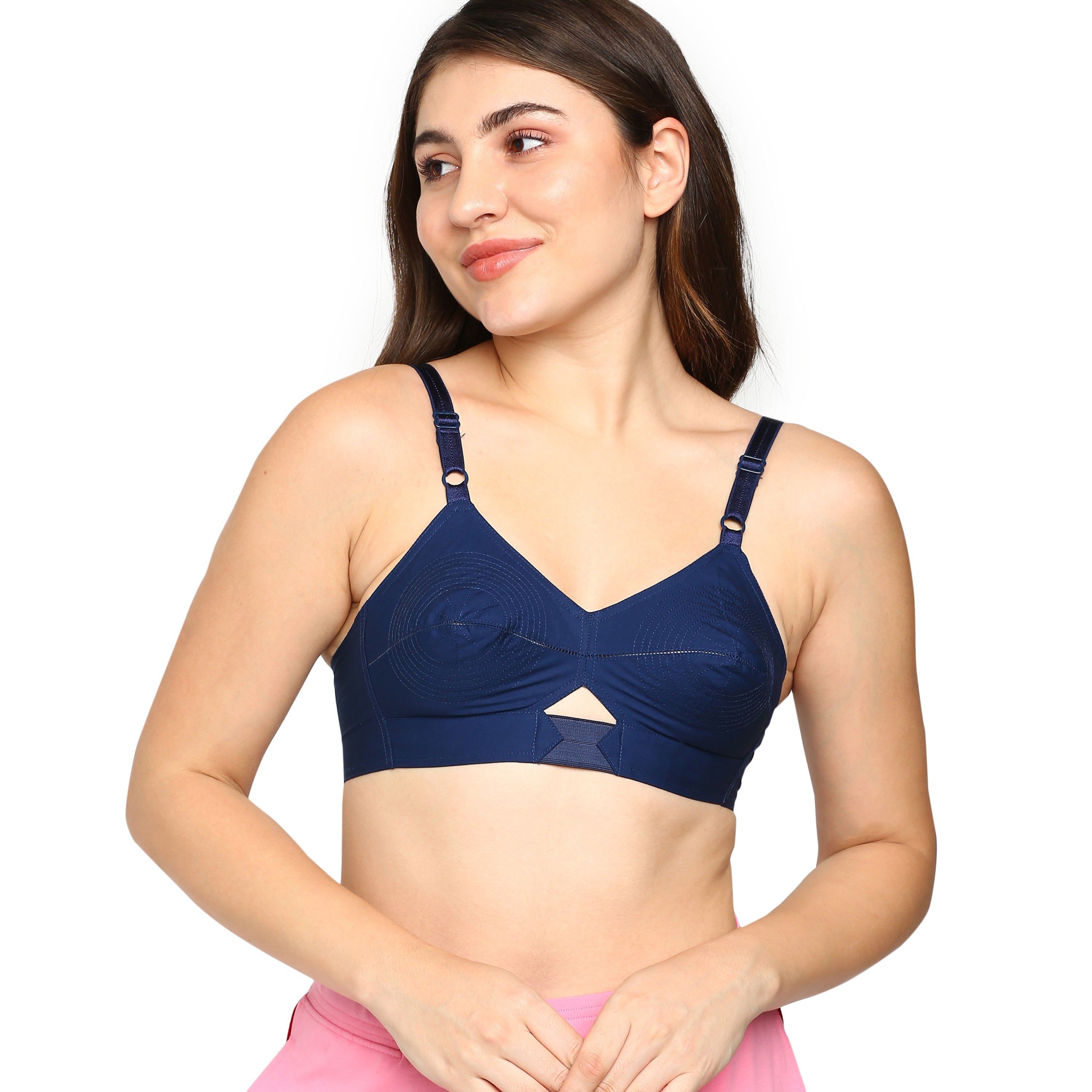 blossom-priyasajini-blue1-Woven cotton-everyday bra