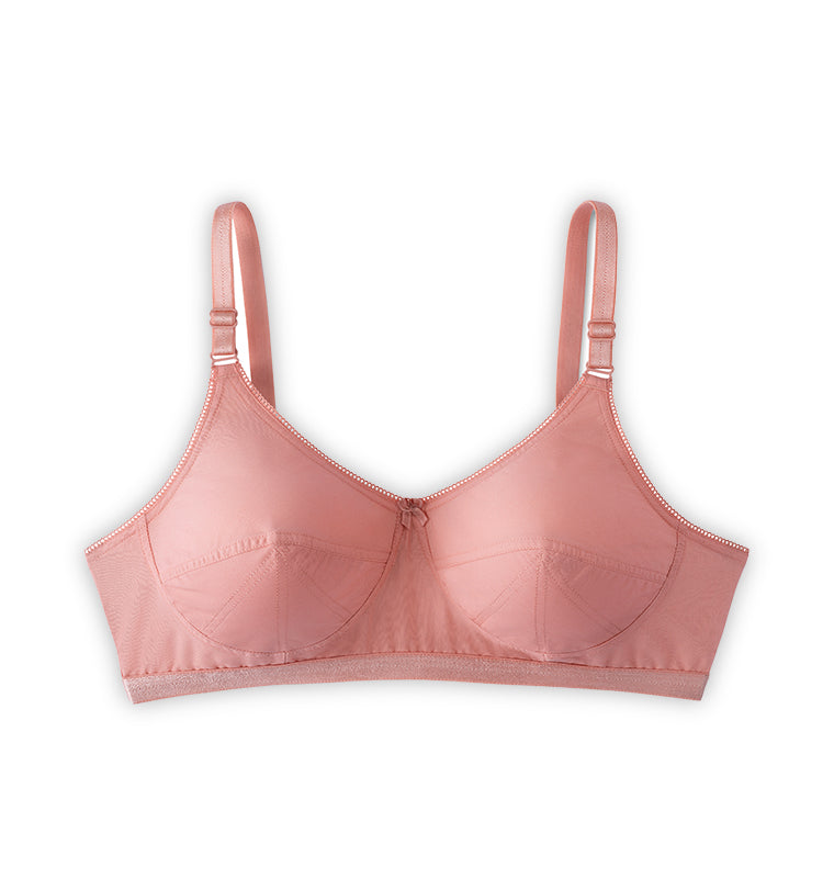 blossom-plus size bra-Woven cotton-support  bra