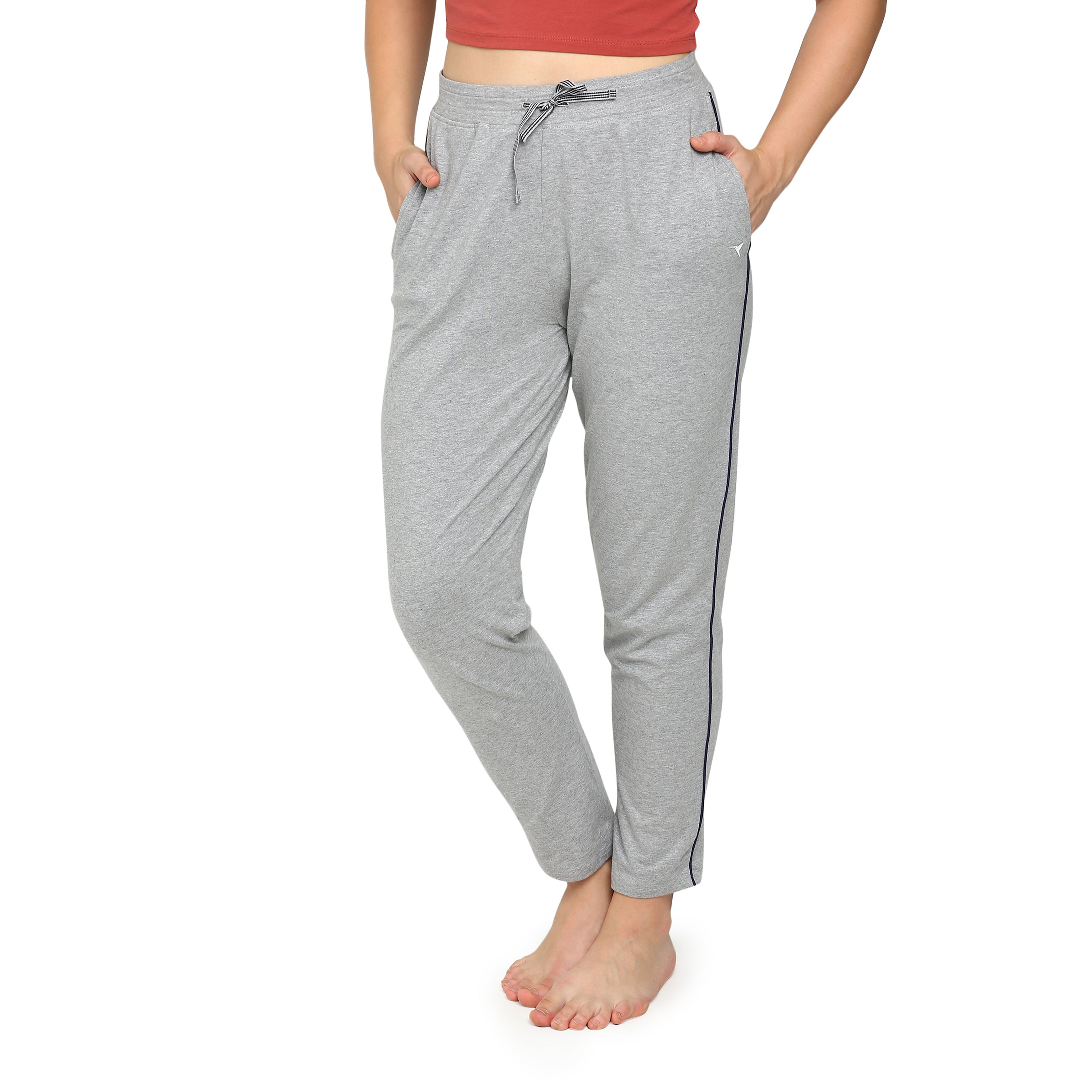 blossom-relax fit-grey melange1-bottom-loungewear