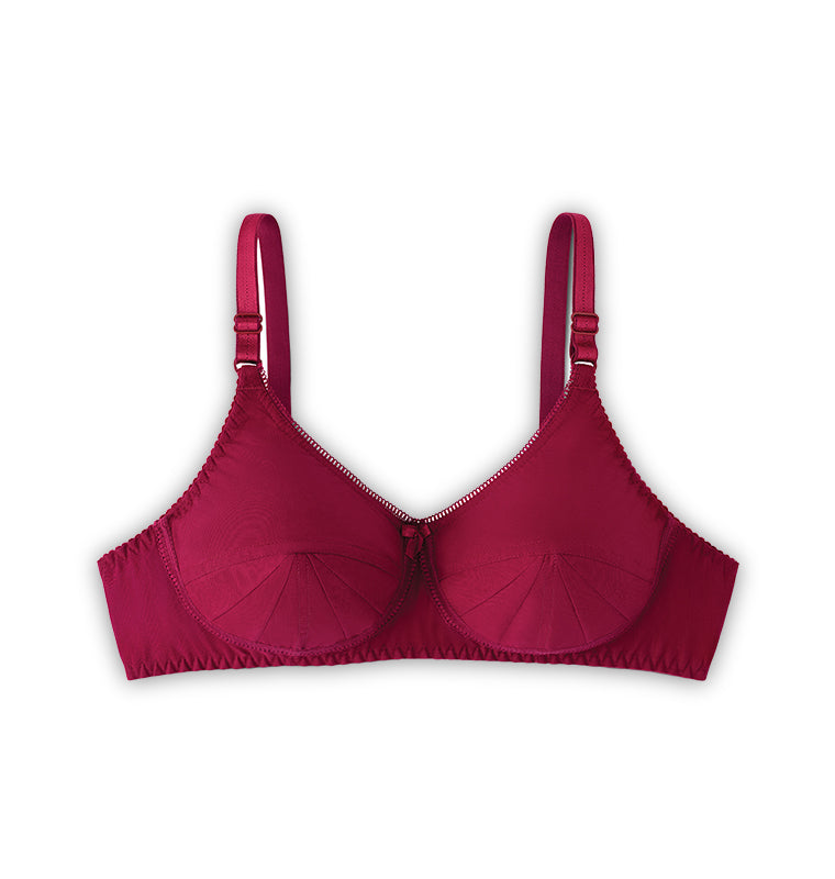 blossom-saree bra-maroon1-woven cotton-everyday