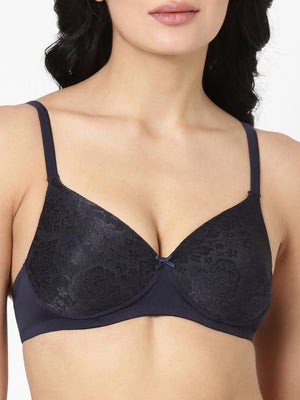 Solace - Elegant Lace Bra | Soft Polyamide Comfort with Subtle Lift
