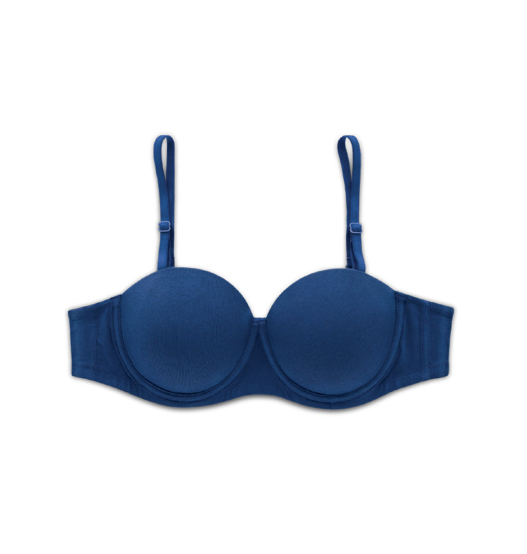 blossom-strapless bra-medium padded(demi-cup)-padded