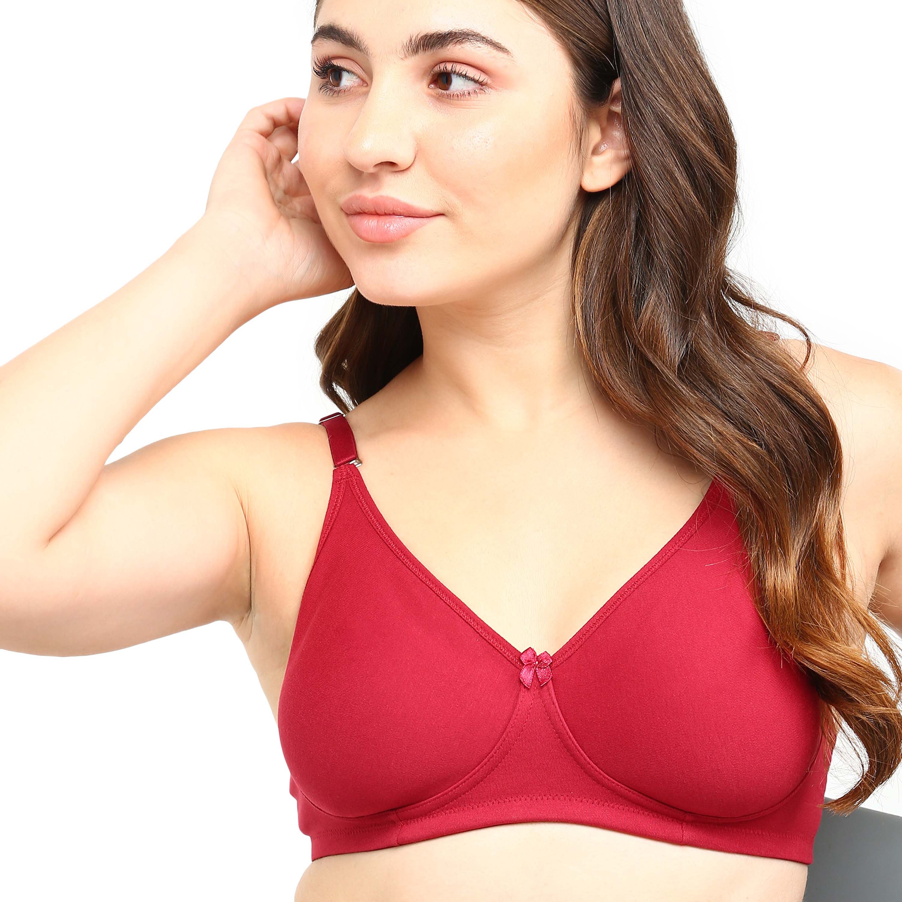 blossom-t-shirt bra-knitted-everyday bra