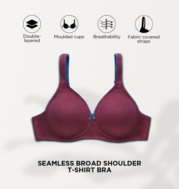 Brilliant Bra - Double Layered T Shirt Bra With Moulded Cups