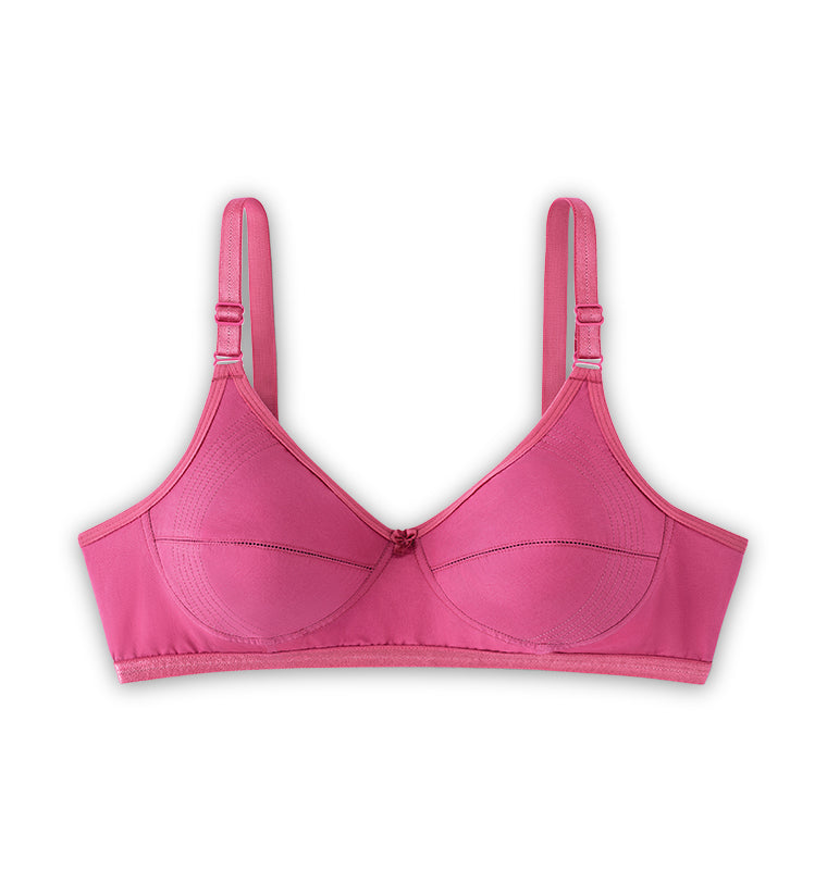 blossom-well support bra-Woven cotton-support bra